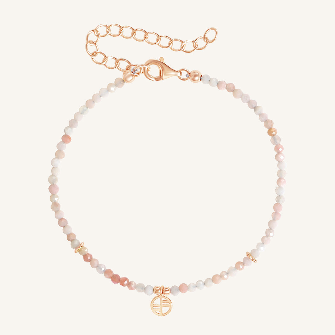 October Birthstone Bracelet - Genuine Opal & Tourmaline Jewelry for Women | Elegant Birthday Gift for October Born | Perfect for Parties, Weddings & Everyday Wear