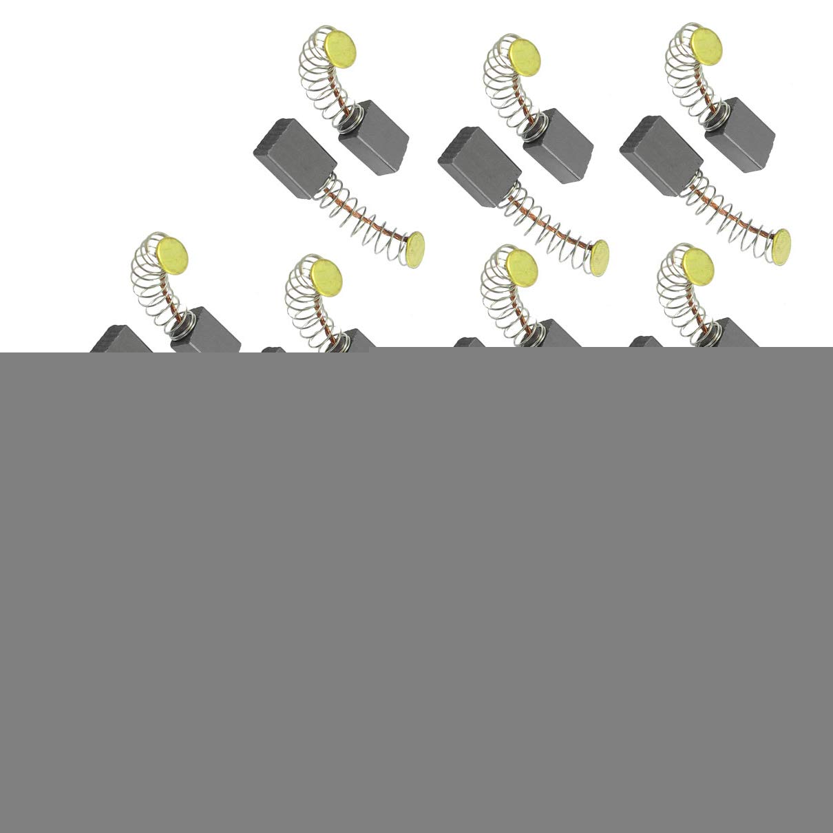 10-Pack 11mm x 8mm x 5mm Carbon Brushes for Electric Motors - CB50 Replacement Parts - Perfect for Power Tools, Appliances & Industrial Equipment Maintenance
