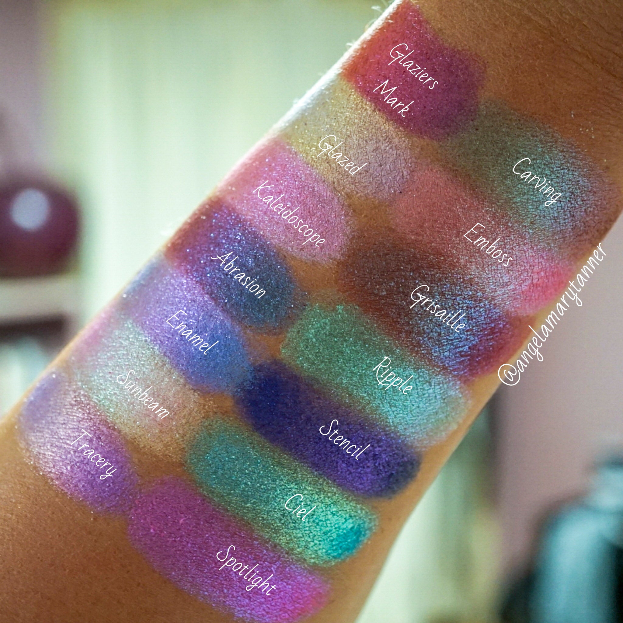 Glazed Glitter Multichrome Eyeshadow Palette - Long Lasting Pigmented Makeup for Day & Night Looks - Perfect for Parties, Date Nights & Special Occasions