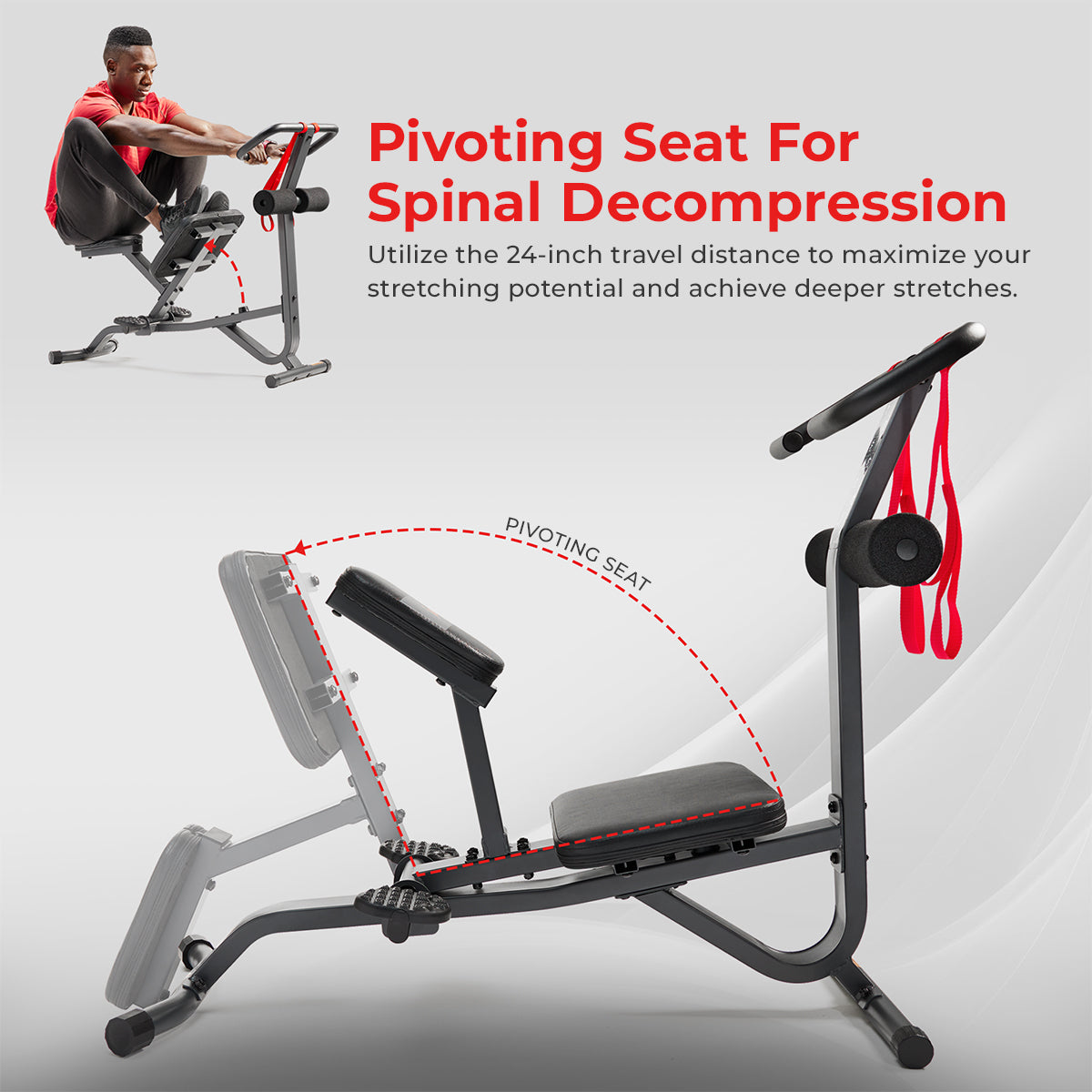 Sunny Strength™ Stretch Training Machine - Portable Home Gym Equipment for Full Body Workout | Perfect for Yoga, Pilates, Physical Therapy & Fitness Training at Home or Gym