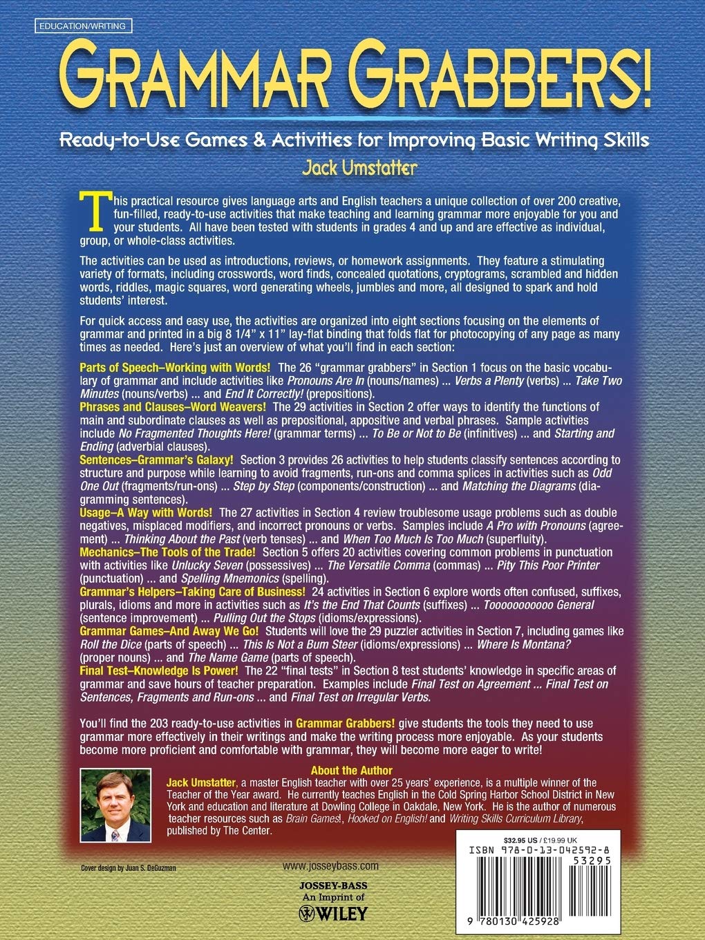 Grammar Grabbers: Fun Ready-to-Use Writing Games & Activities to Improve Basic English Skills for Kids & Students - Perfect for Classroom Learning & Homeschooling