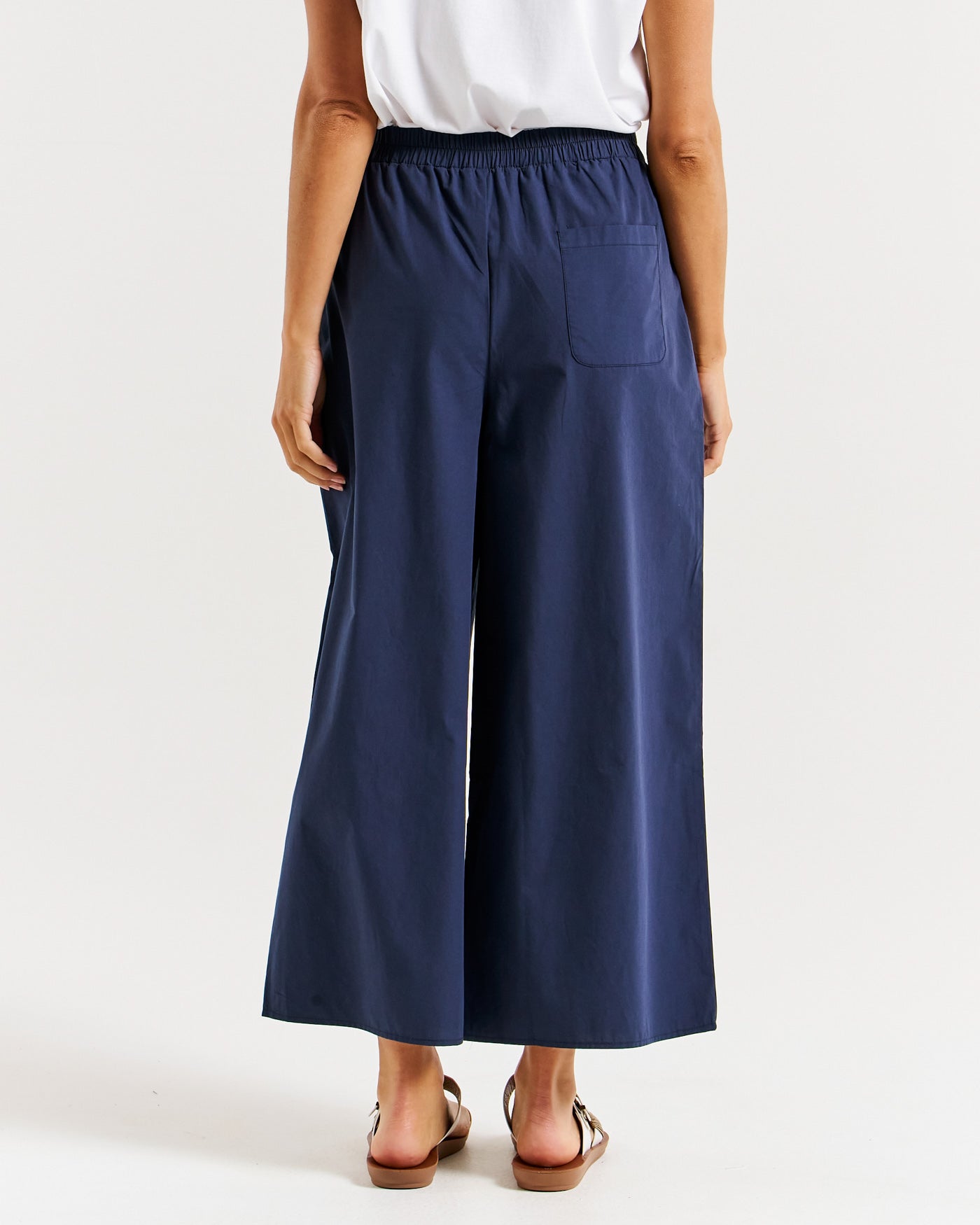 Betty Basics Lulu Pant Women's Casual Stretch Trousers in Navy Blue - Perfect for Work, Travel & Everyday Comfort