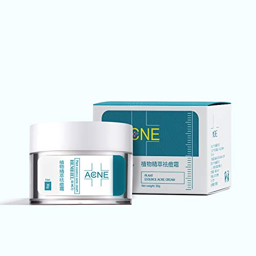 1PC Herbal Plant Essence Acne Treatment Cream - Anti Acne, Pimple & Scar Care - Oil Control & Pore Minimizing Face Serum (30g) for Oily & Acne-Prone Skin - Perfect for Daily Skincare Routine & Post-Breakout Recovery