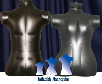 Extra Large His & Her Torso Forms - Perfect for Fashion Design, Display, and Photography - Durable Mannequin for Clothing Fitting and Store Visuals