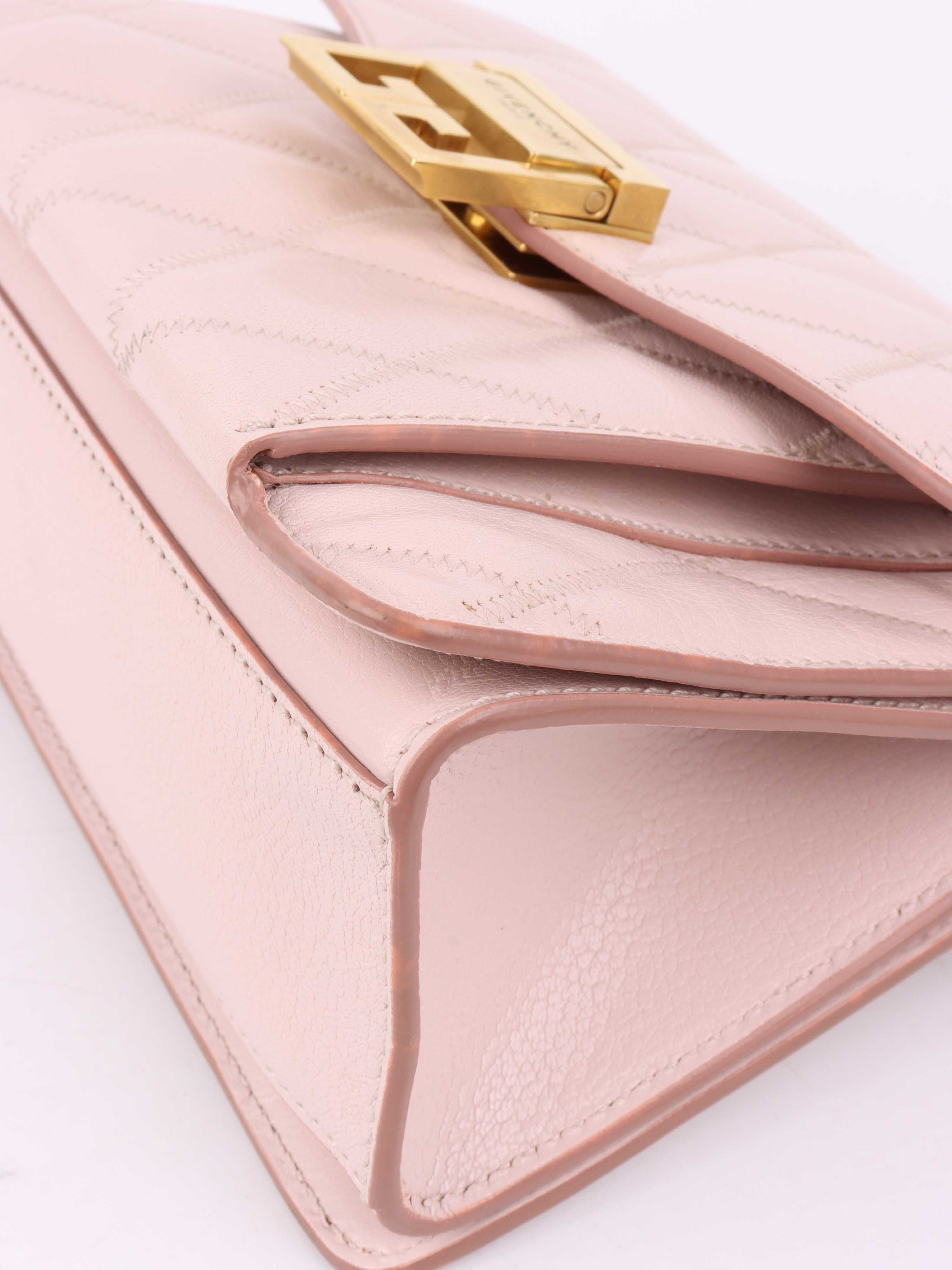 Givenchy GV3 Shoulder Bag in Light Pink - Luxury Crossbody Handbag for Women, Perfect for Date Night, Parties & Everyday Elegance
