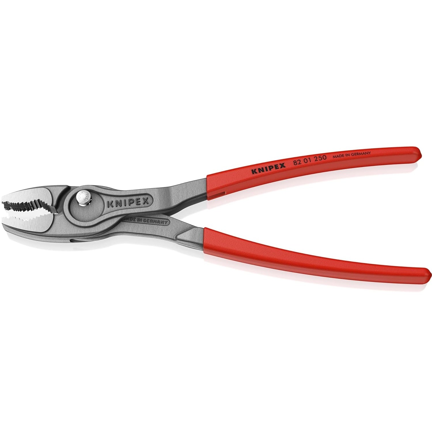 KNIPEX 8201250SBA 10-Inch TwinGrip Slip Joint Pliers - High-Quality Adjustable Pliers for Plumbing, Automotive, and DIY Projects