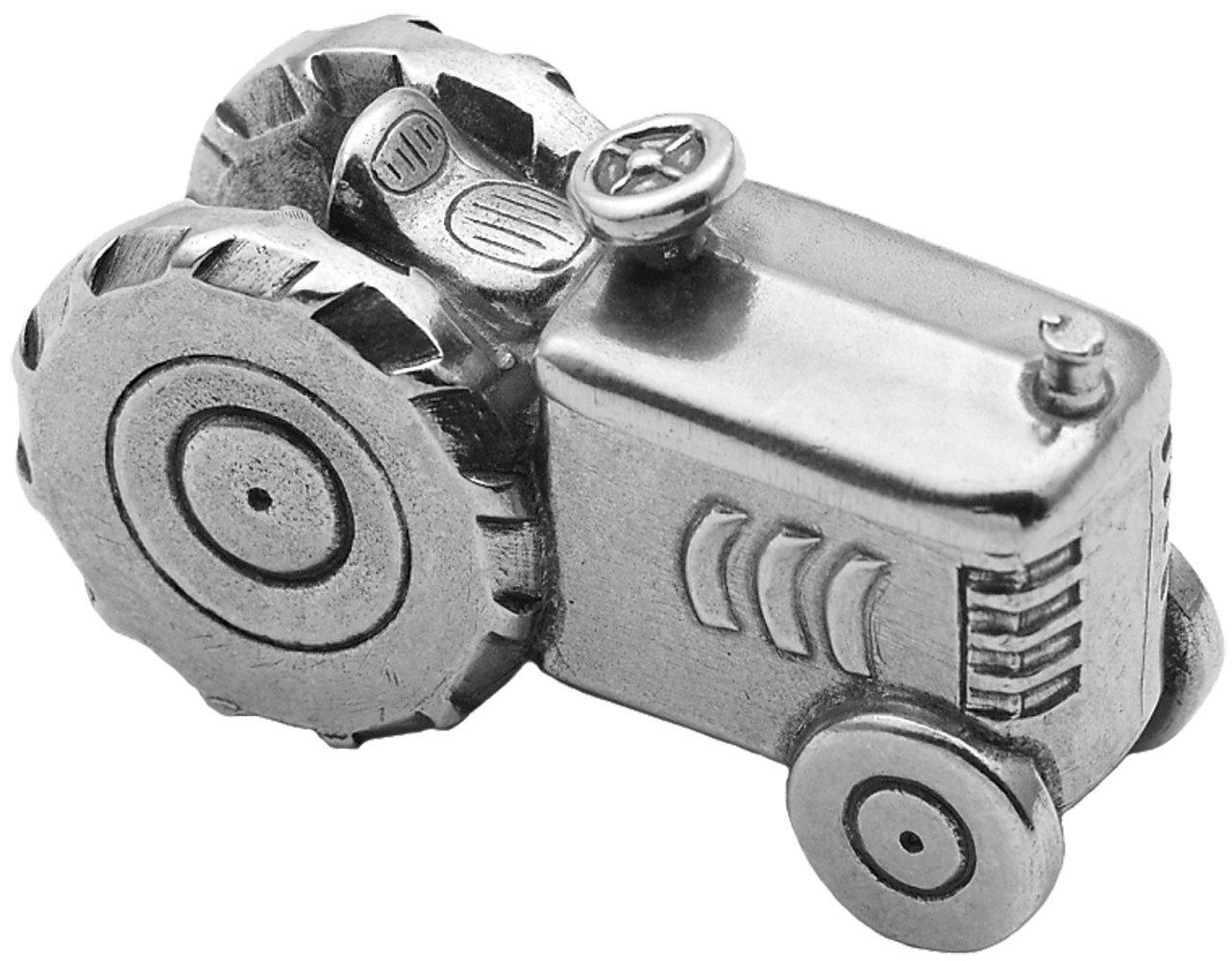 Handcrafted Pewter Tooth Fairy Box for Kids - DANFORTH Tractor Tooth Holder for Boys & Girls - Made in USA - Perfect for First Lost Tooth Keepsake & Childhood Memories