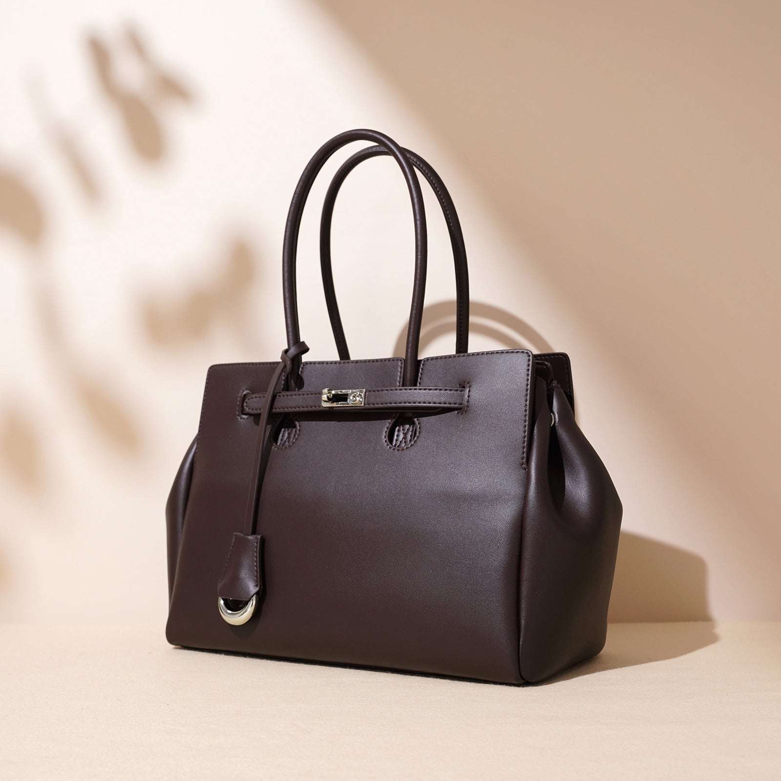 Premium Genuine Leather Work Tote Bag for Women - Professional Office Laptop Briefcase - Spacious & Stylish Business Handbag for Work, Travel & Daily Commute