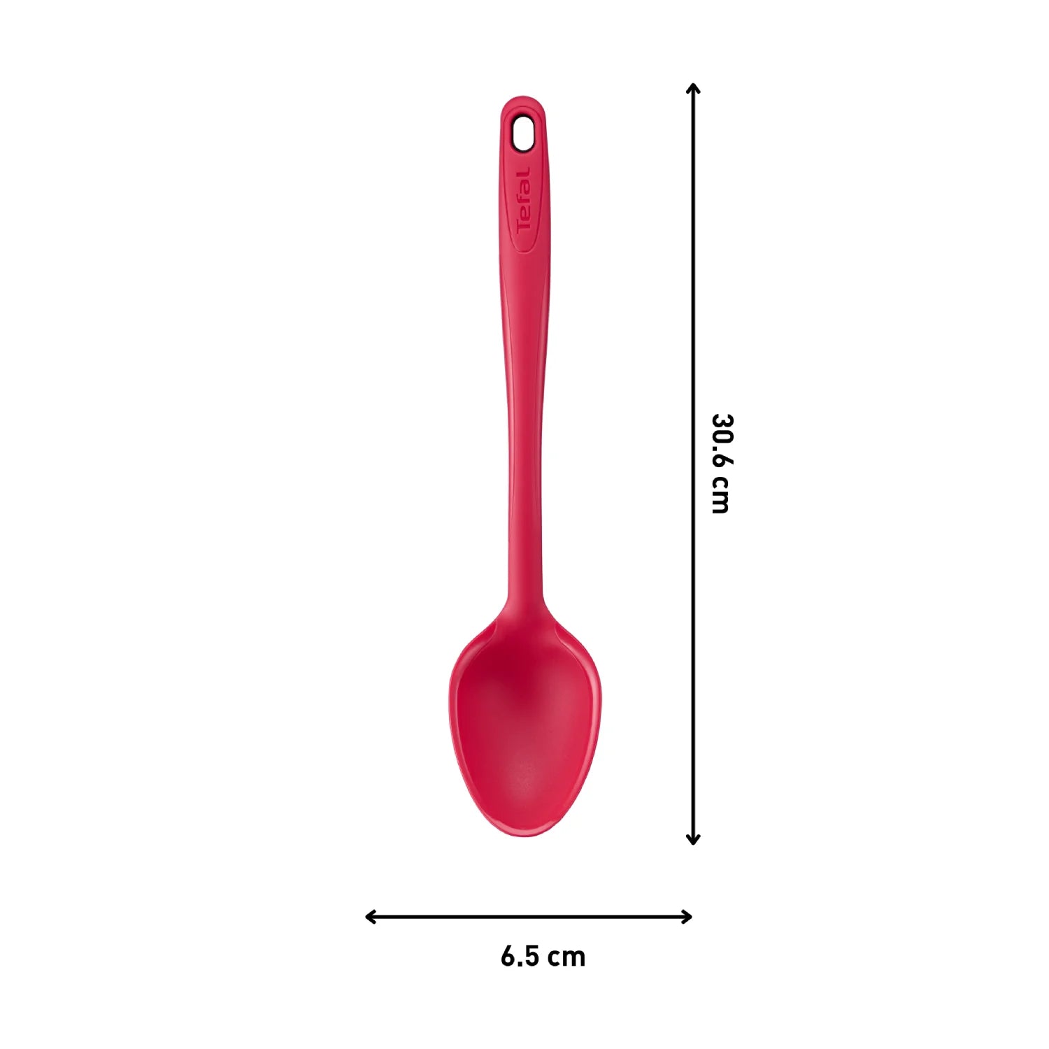 Tefal Ingenio Proflex Silicone Spoon K1190114 - Heat-Resistant Cooking Utensil for Non-Stick Pans - Perfect for Stirring, Mixing & Serving in Kitchen