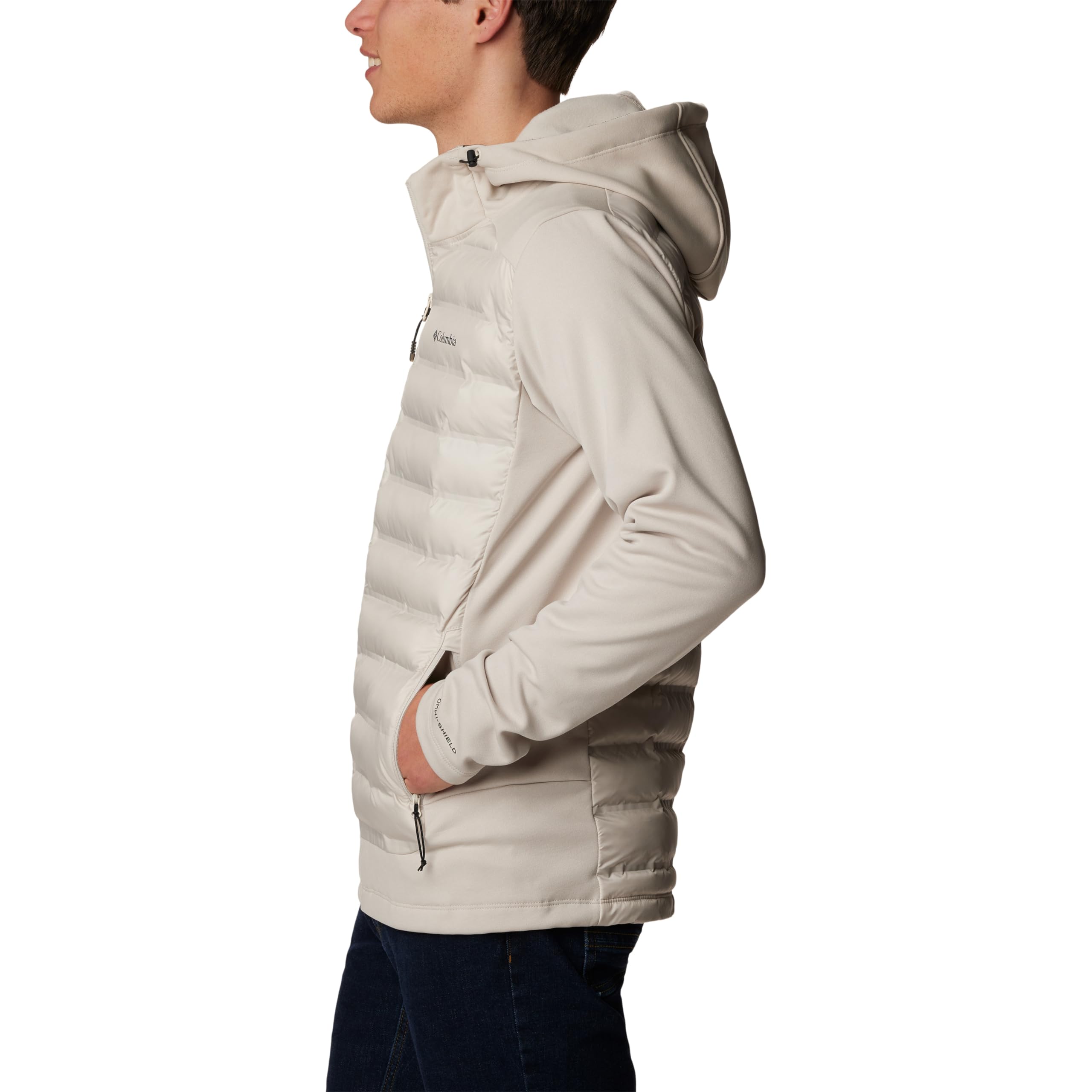Columbia Men's Out-Shield Insulated Full-Zip Hoodie Jacket - Water-Resistant Winter Fleece for Hiking, Camping & Outdoor Activities