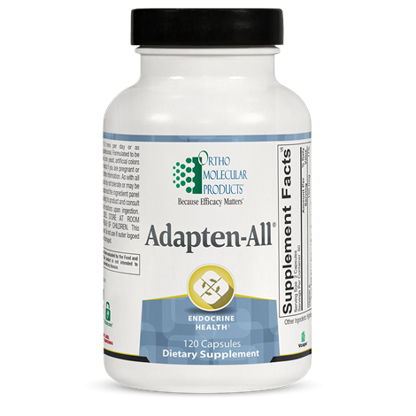OrthoMolecular Products Adapten All® - Natural Stress Relief & Adrenal Support Supplement for Energy & Focus - Perfect for Busy Professionals & Students