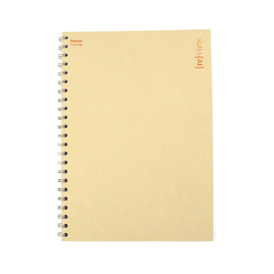 Coffeenotes Planner A4 5-Day Kraft Paper Notebook - Weekly & Monthly Organizer for Work, School & Productivity | Perfect for Office, Study & Daily Planning
