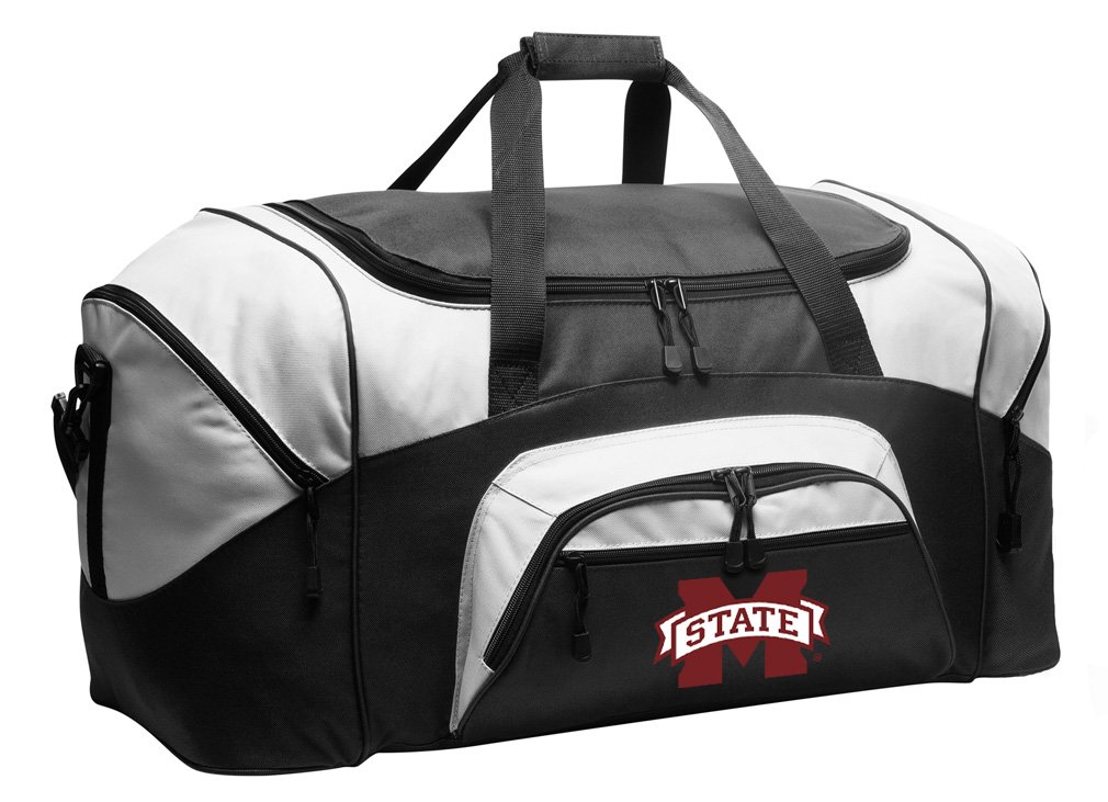 Mississippi State Bulldogs Duffle Bag - Large MSU Gym Bag for Men & Women, Travel, Sports & Workout Gear - Perfect for College, Gym, Travel & Sports Equipment Storage