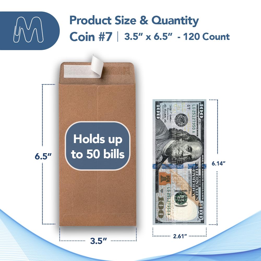 MOS #7 Coin Envelopes - 3.5