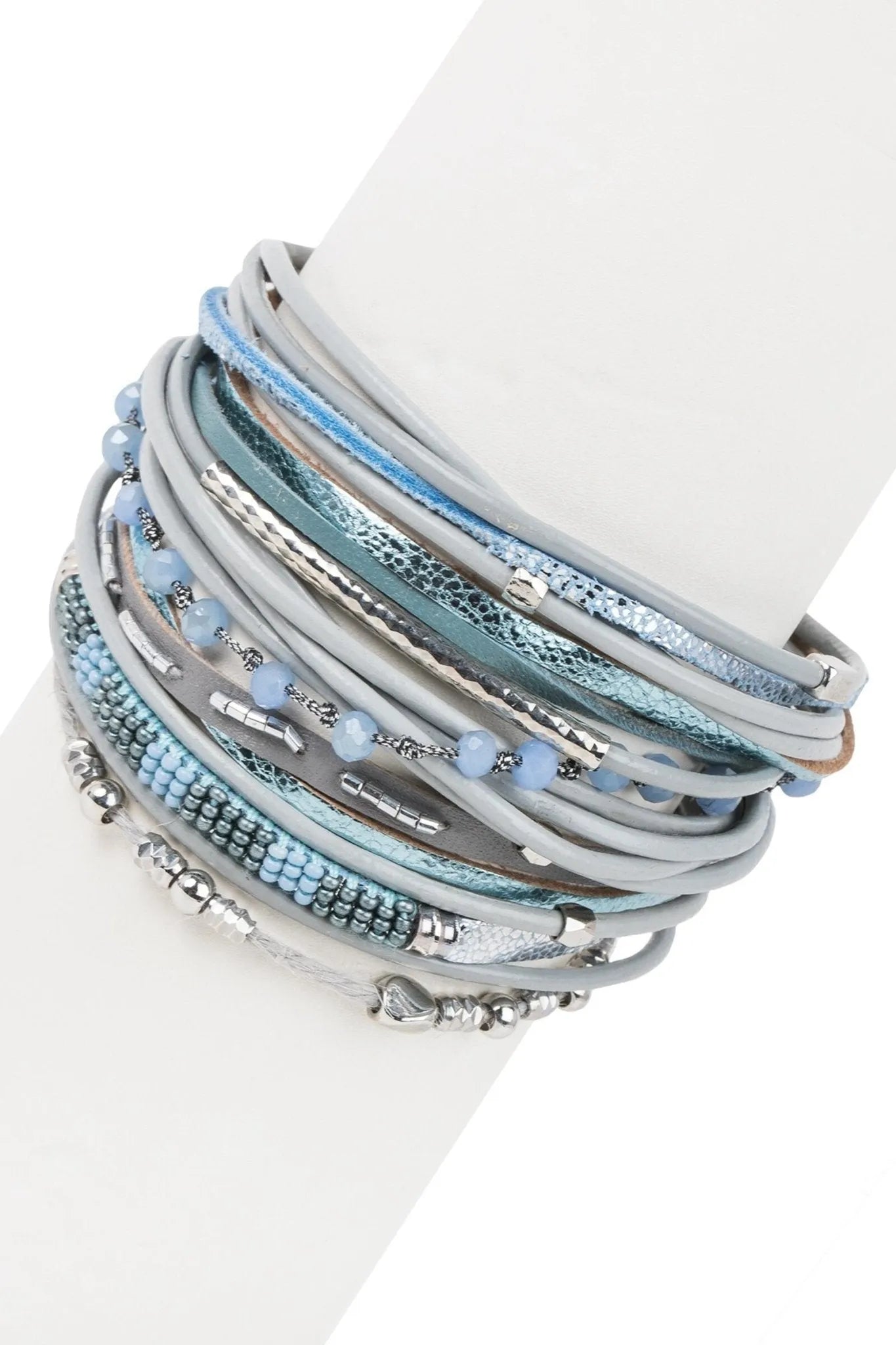 Laguna Beach Genuine Leather Bracelet for Men & Women - Stylish Handmade Adjustable Wristband for Casual Wear, Beach Outfits & Boho Fashion