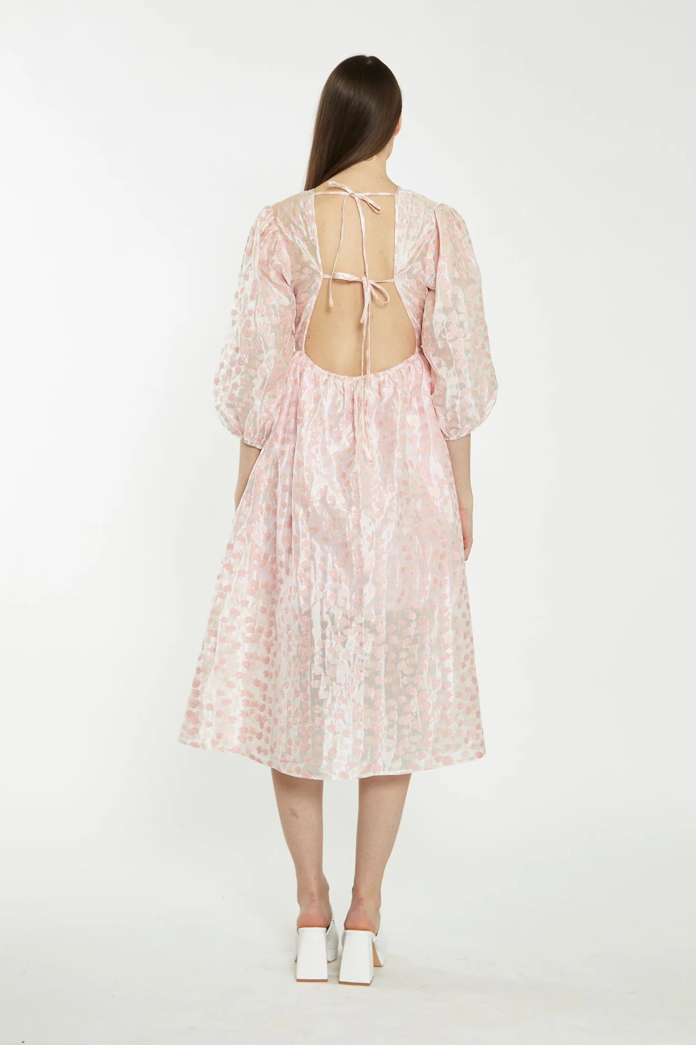 Stylish Pink Floral Dress for Women - Elegant Summer Maxi Dress with Flowy Skirt | Perfect for Beach Vacations, Weddings & Date Nights