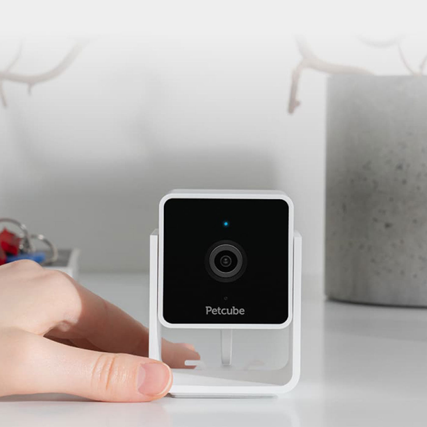 Petcube 2-Way Audio HD Pet Camera with Night Vision - Monitor & Talk to Your Dog or Cat at Home, Day or Night