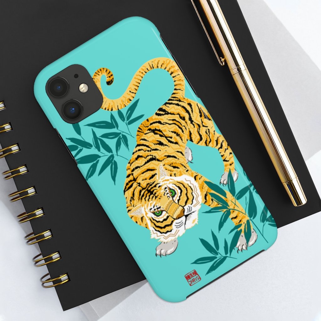 Lucky Tiger Chinese Zodiac Phone Case - Durable & Stylish Cover for iPhone & Samsung - Perfect for New Year Gifts & Daily Protection