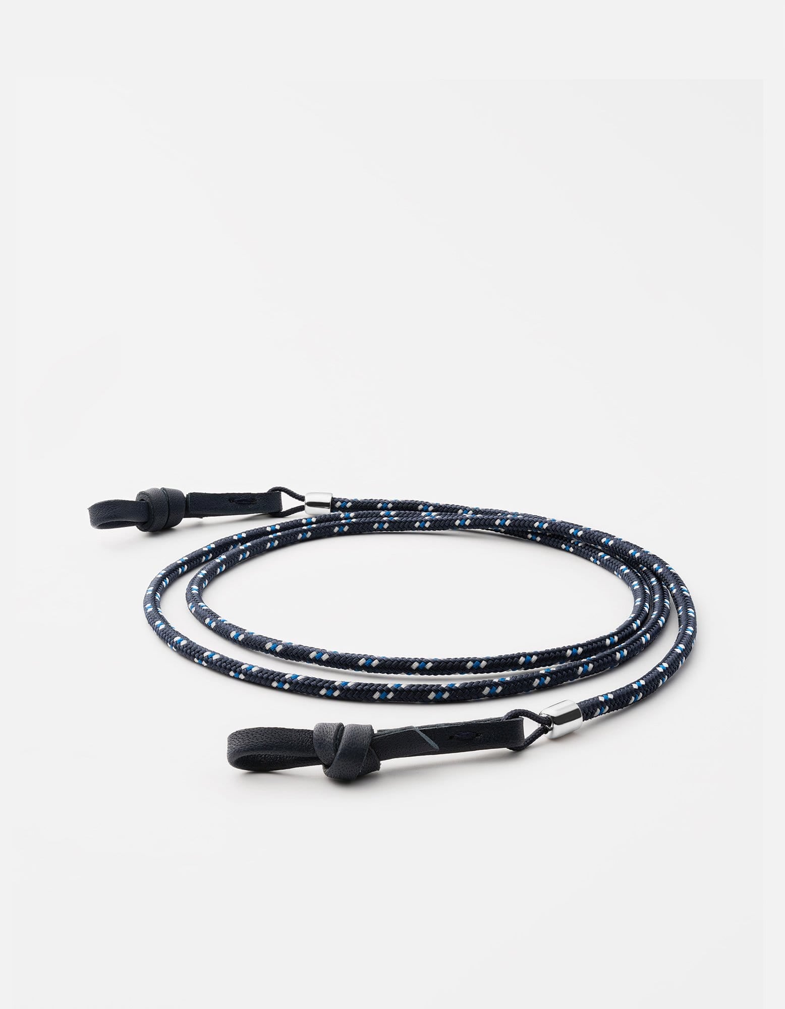 Premium Nexus Nylon Sunglass Cord with Sterling Silver Ends - Secure & Stylish Eyewear Accessory for Outdoor Sports, Hiking, and Beach Activities