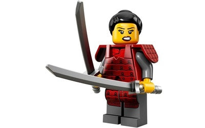 Samurai Warrior Lego Minifigure Series 13 - Collectible Building Toy for Kids & Adults - Perfect for Display, Play & Anime-Themed Collections