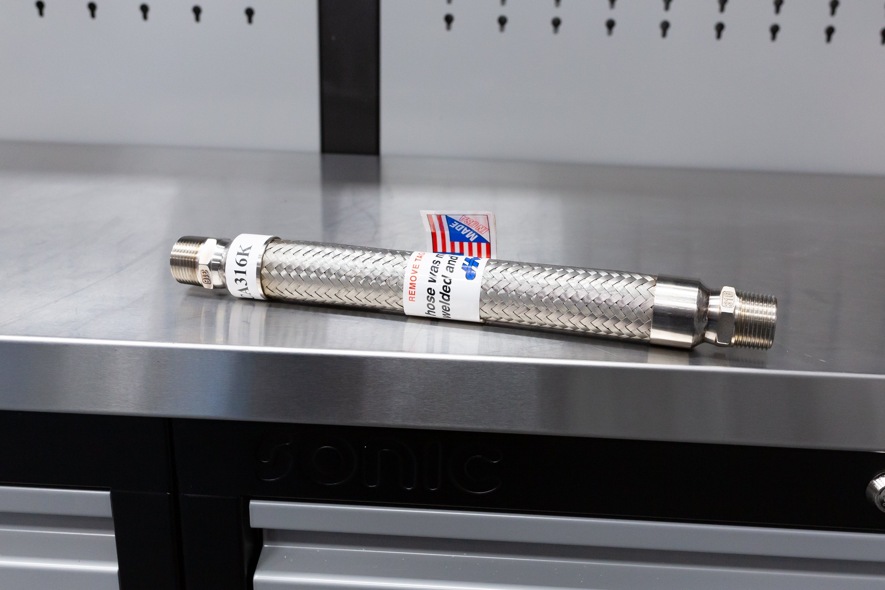 Stainless Steel Bucket Filler Hose - 3/4