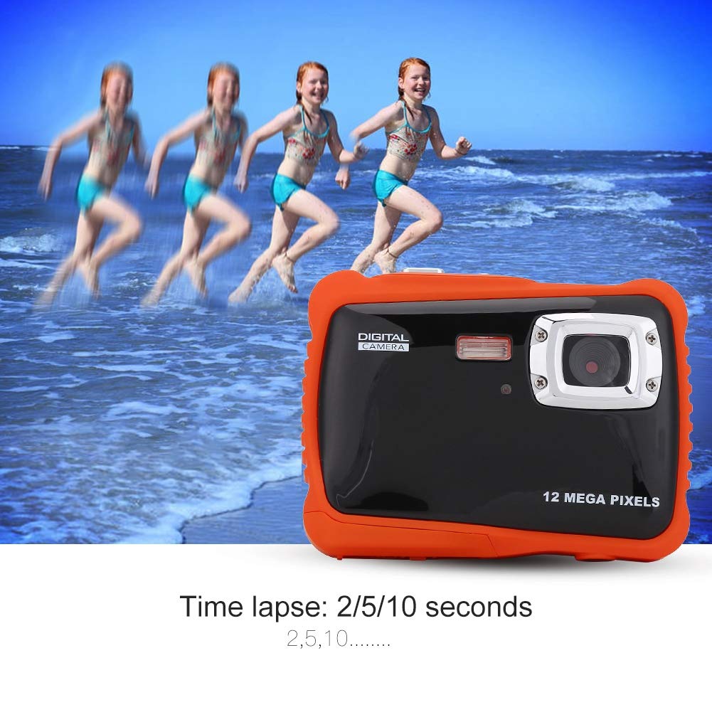 Waterproof Kids Digital Camera 1080P HD - 2.0 Inch Screen Underwater Camera for Children Ages 3-14 - 3M/10FT Waterproof & Dustproof - Perfect for Swimming, Beach, Pool & Outdoor Adventures