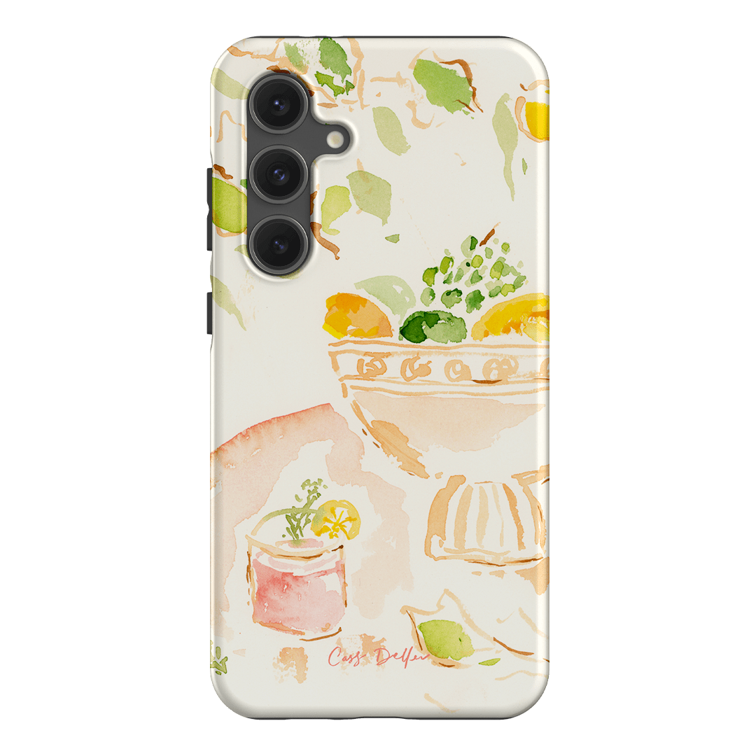 Sorrento Lemon iPhone Case - Durable Shockproof Phone Cover for iPhone 12/13/14/15 Pro Max - Cute Citrus Fruit Design - Perfect for Summer, Travel & Outdoor Activities