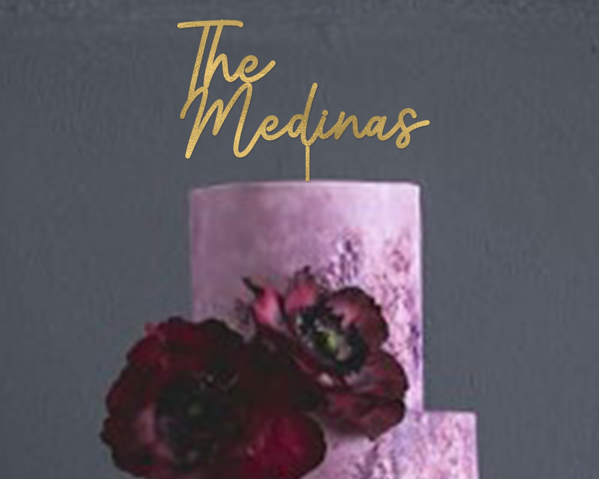Custom Wedding Cake Toppers - Personalized Bride and Groom Cake Topper for Weddings & Anniversaries | Mr & Mrs Cake Decorations for Wedding Cakes, Anniversary Cakes & Special Celebrations