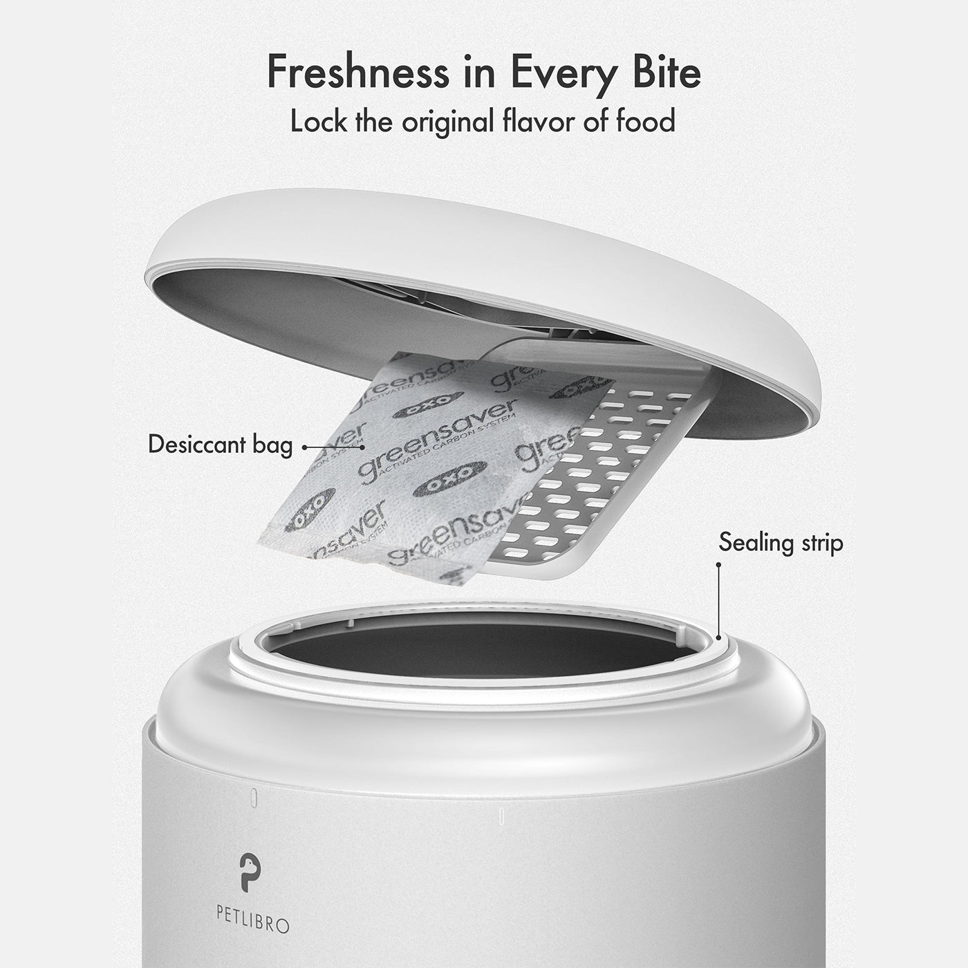 Automatic 5L Dual Tray Pet Feeder for Cats & Dogs - White Granary Design - Perfect for Home, Office & Travel Use
