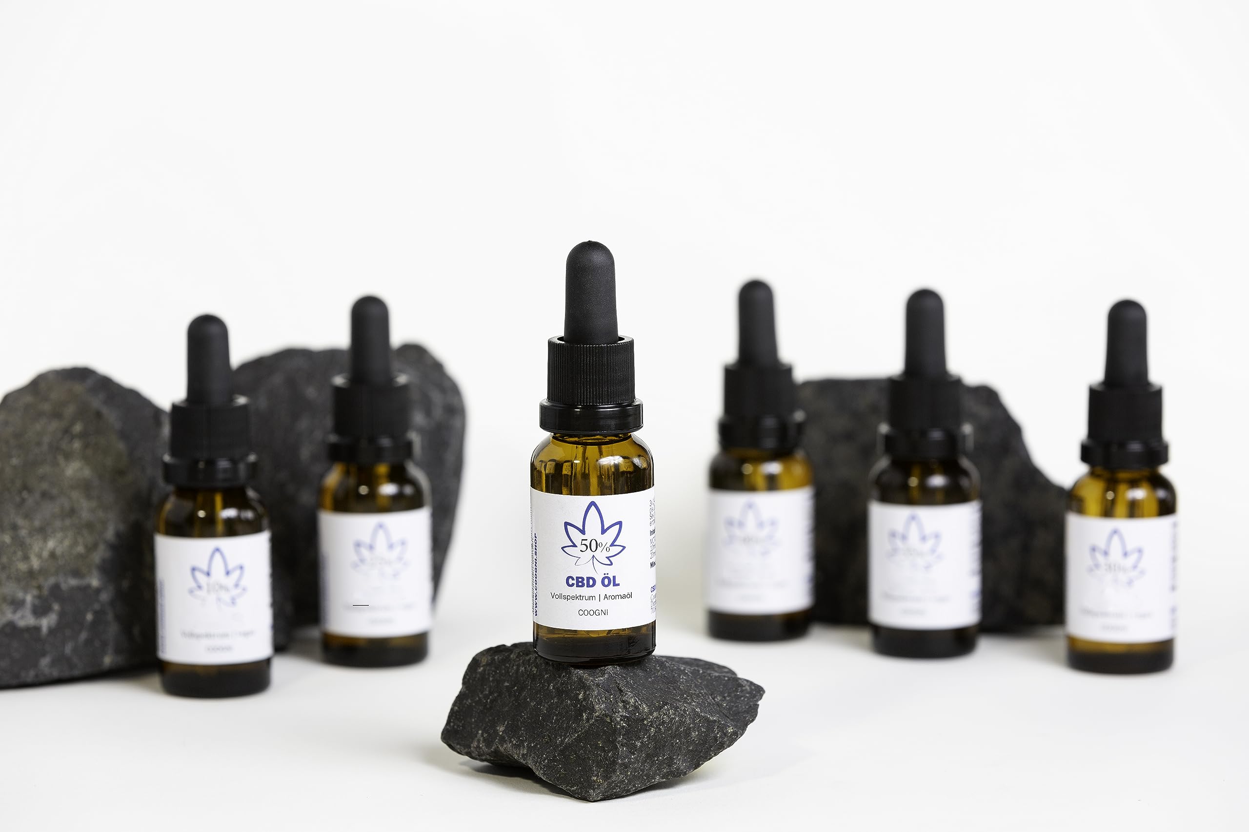 Premium Coogni CBD Oil 5000mg - 50% Full Spectrum Hemp Extract with MCT Oil | Pharmaceutical Grade, Made in Germany | Swiss-Grown Hemp | Less Than 0.2% THC | Natural Stress Relief & Sleep Aid for Daily Wellness