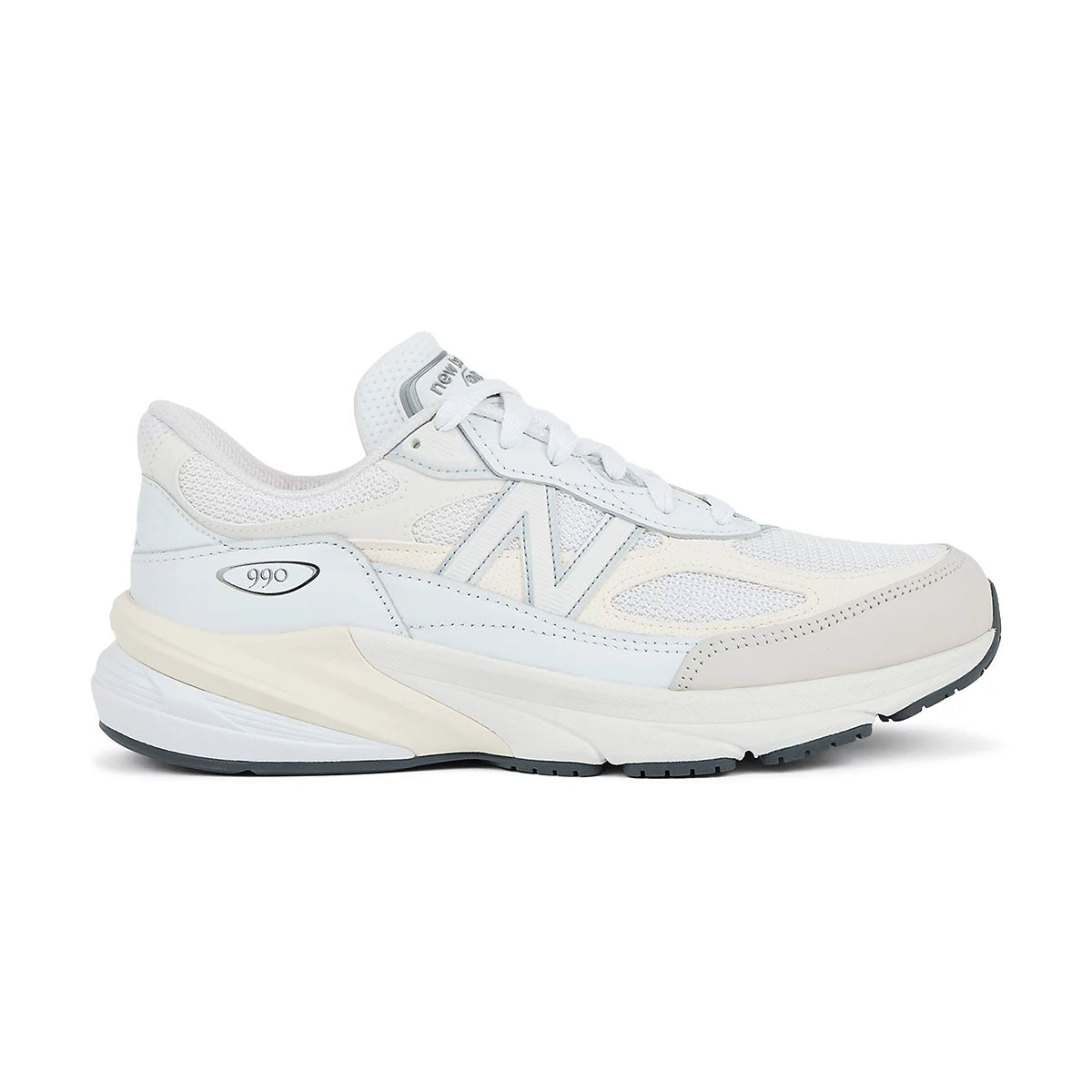 New Balance 990v6 'White Sea Salt' Running Shoes for Men & Women - Lightweight Comfort & Support for Walking, Jogging, and Everyday Wear in USA