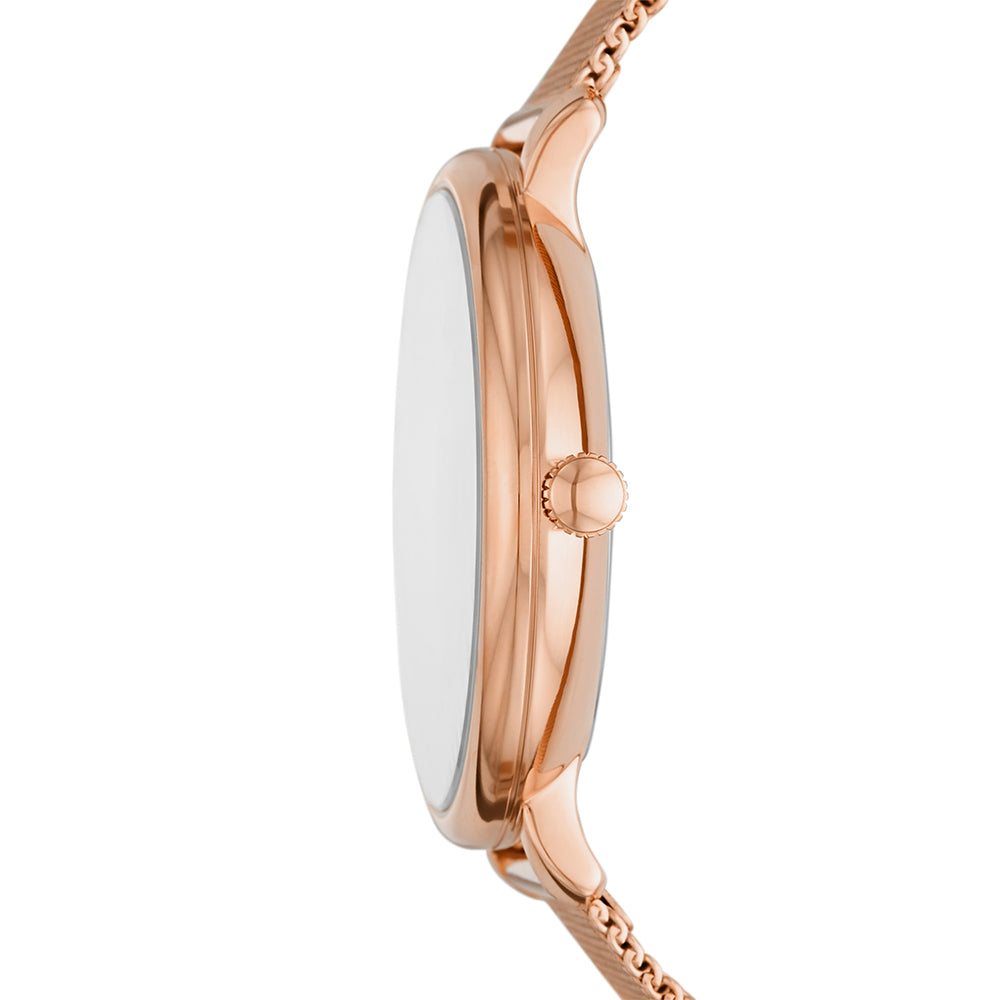 Fossil ES5098 Jacqueline Multifunction Watch for Women - Stylish Analog-Digital Hybrid Smartwatch with Date Display & Alarm - Perfect for Work, Travel & Everyday Wear