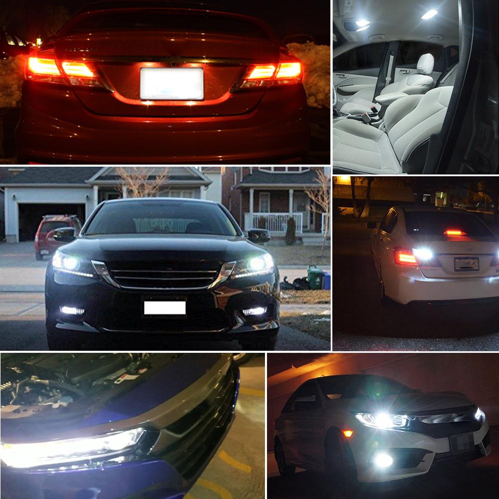 2008-2012 Honda Accord LED Headlight Bulbs - High Brightness White Light for Night Driving & Foggy Conditions