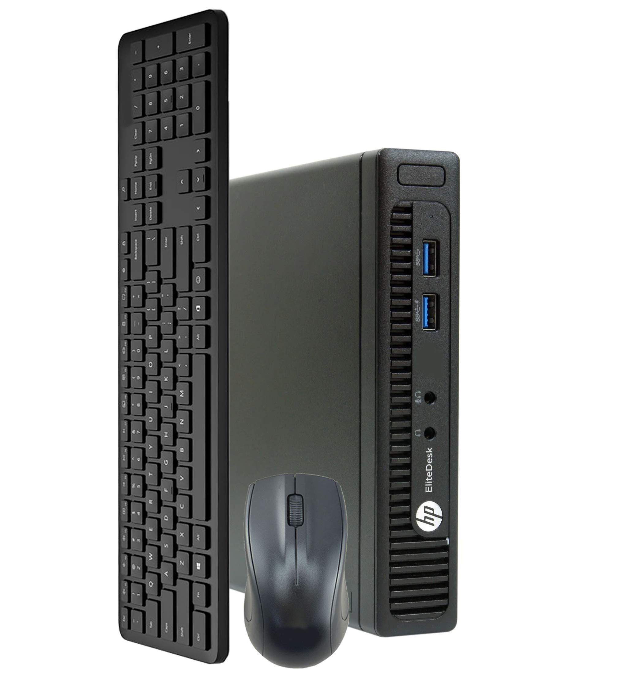 Renewed HP EliteDesk 800 G1 Mini PC - Intel Core i5, 16GB RAM, 1TB SSD, WiFi & Bluetooth, Win 10 Pro | Compact Desktop Computer for Home Office, Business & Gaming | Includes Wireless Keyboard & Mouse