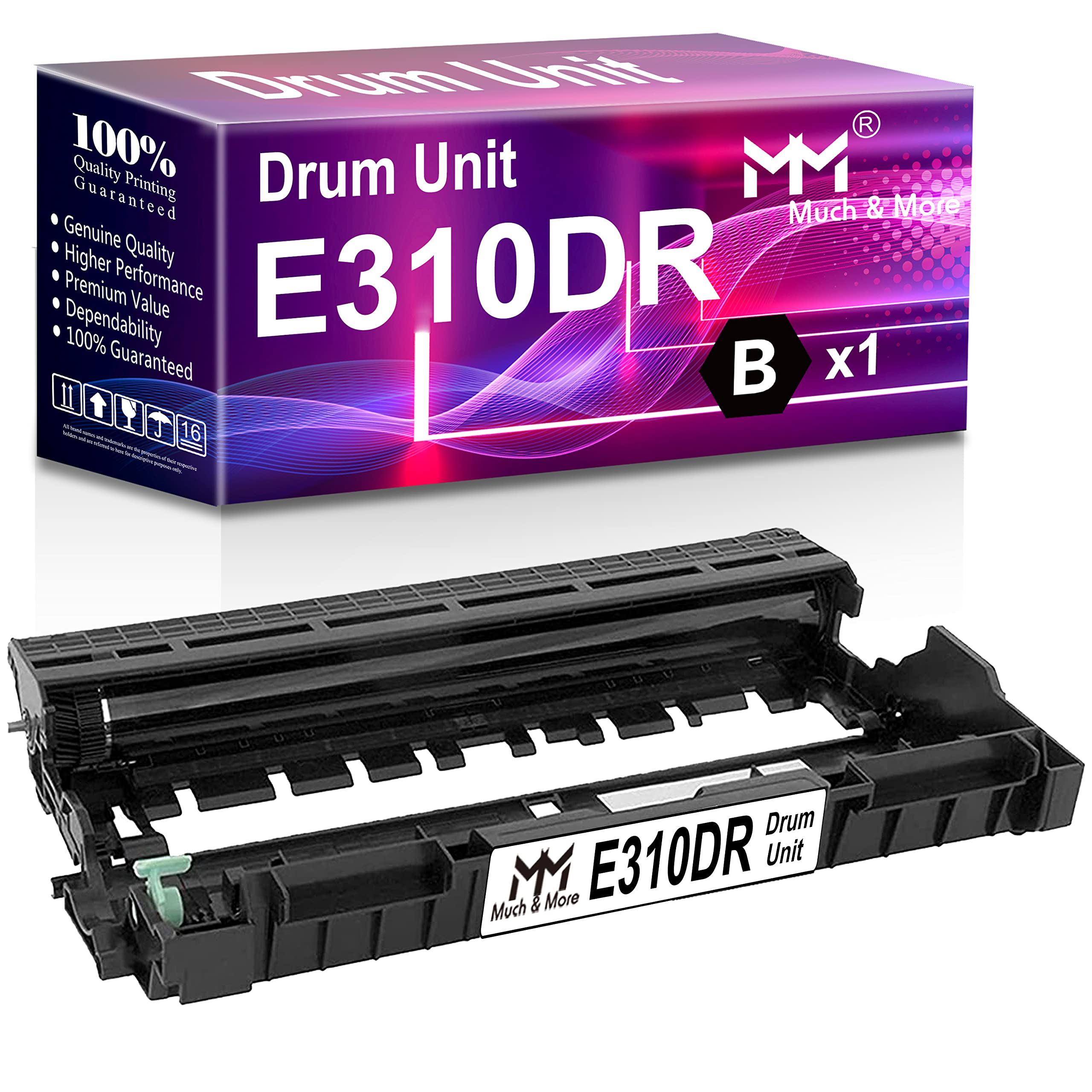 Compatible Drum Unit for Dell E310 E515 Printers - 1-Pack for Office Use
