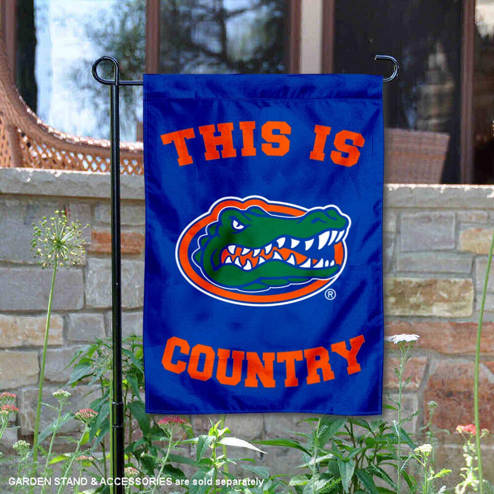 Florida Gators This is Gators Country Garden Banner Flag - Perfect for College Football Tailgates, Game Day Decor & Fan Showcase
