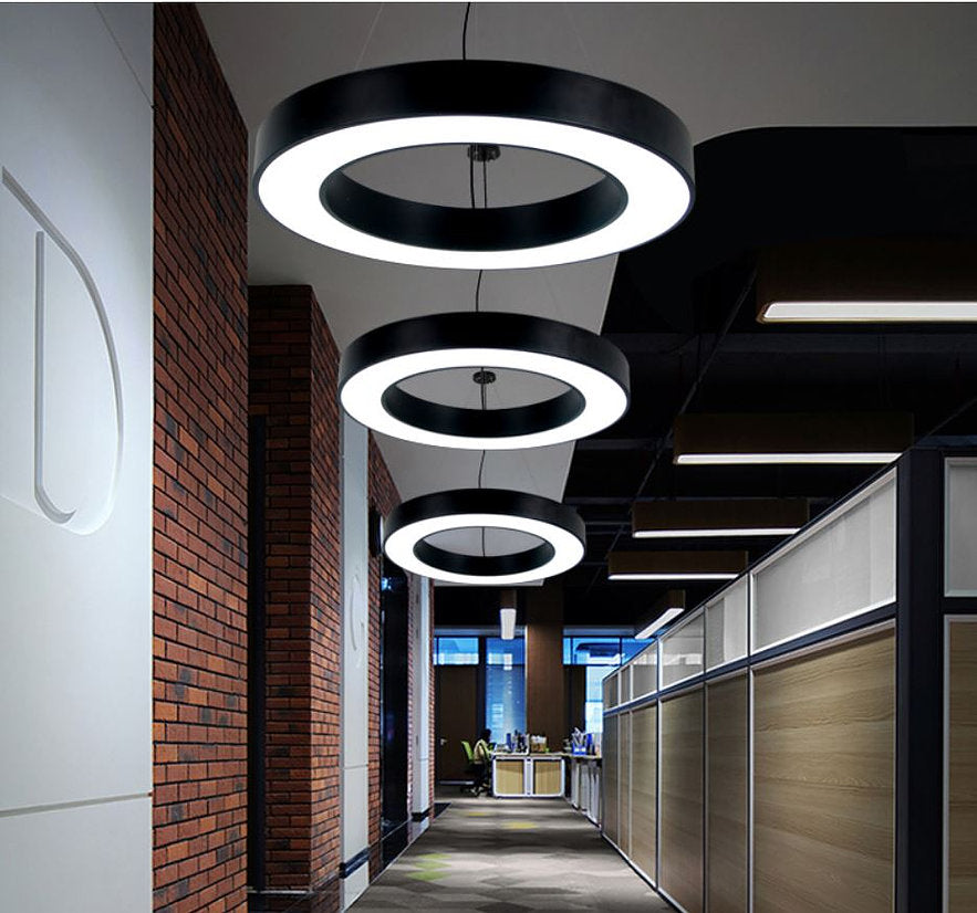 Modern LED Pendant Light Set - 6 Unique Designs for Kitchen Island, Dining Room & Bedroom Lighting - Energy Efficient Dimmable Hanging Lights for Home Decor