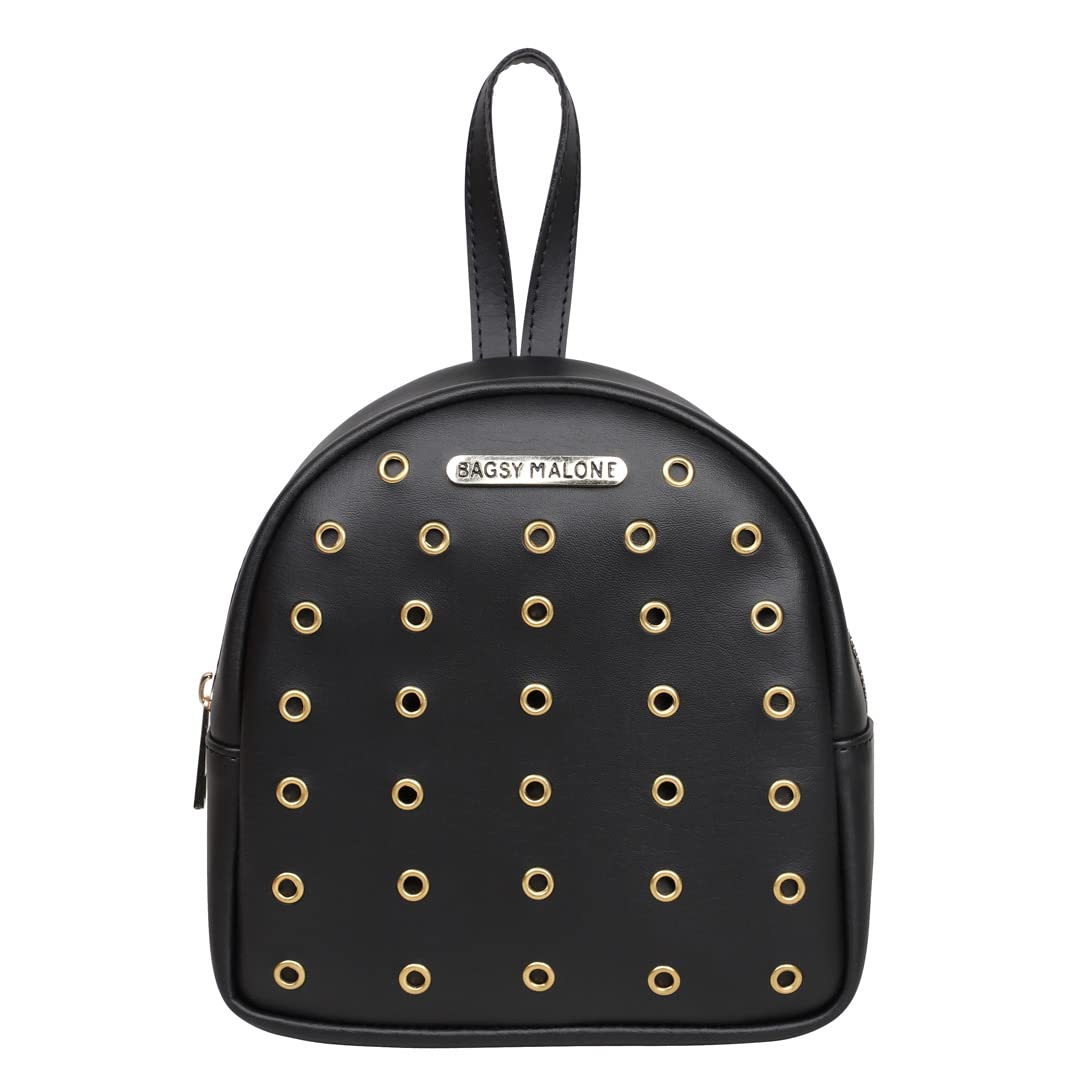Bagsy Malone All Girly Backpack BP0005 - Stylish Girls School Backpack for Teens, Cute Pink Rucksack with Pockets - Perfect for School, Travel & Everyday Use
