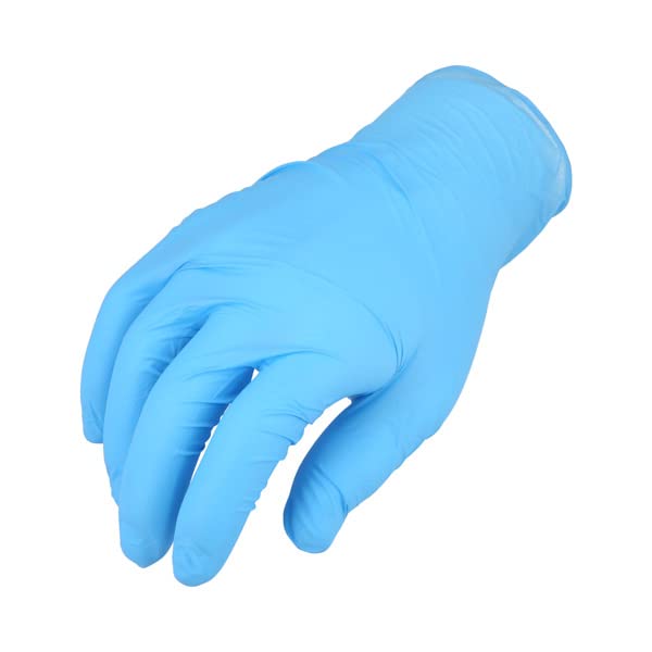 Premium Nitrile Gloves - Latex-Free, Powder-Free Disposable Gloves, 5 Mil Thick, Small Size, Blue (Pack of 1000) - Ideal for Medical, Food Service, Cleaning & Tattoo Parlors