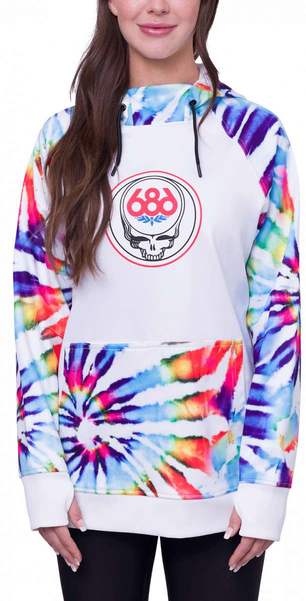 686 Women's Bonded Fleece Pullover Hoodie - Winter Warm Zip Up Fleece Jacket for Outdoor Activities & Casual Wear (2024)