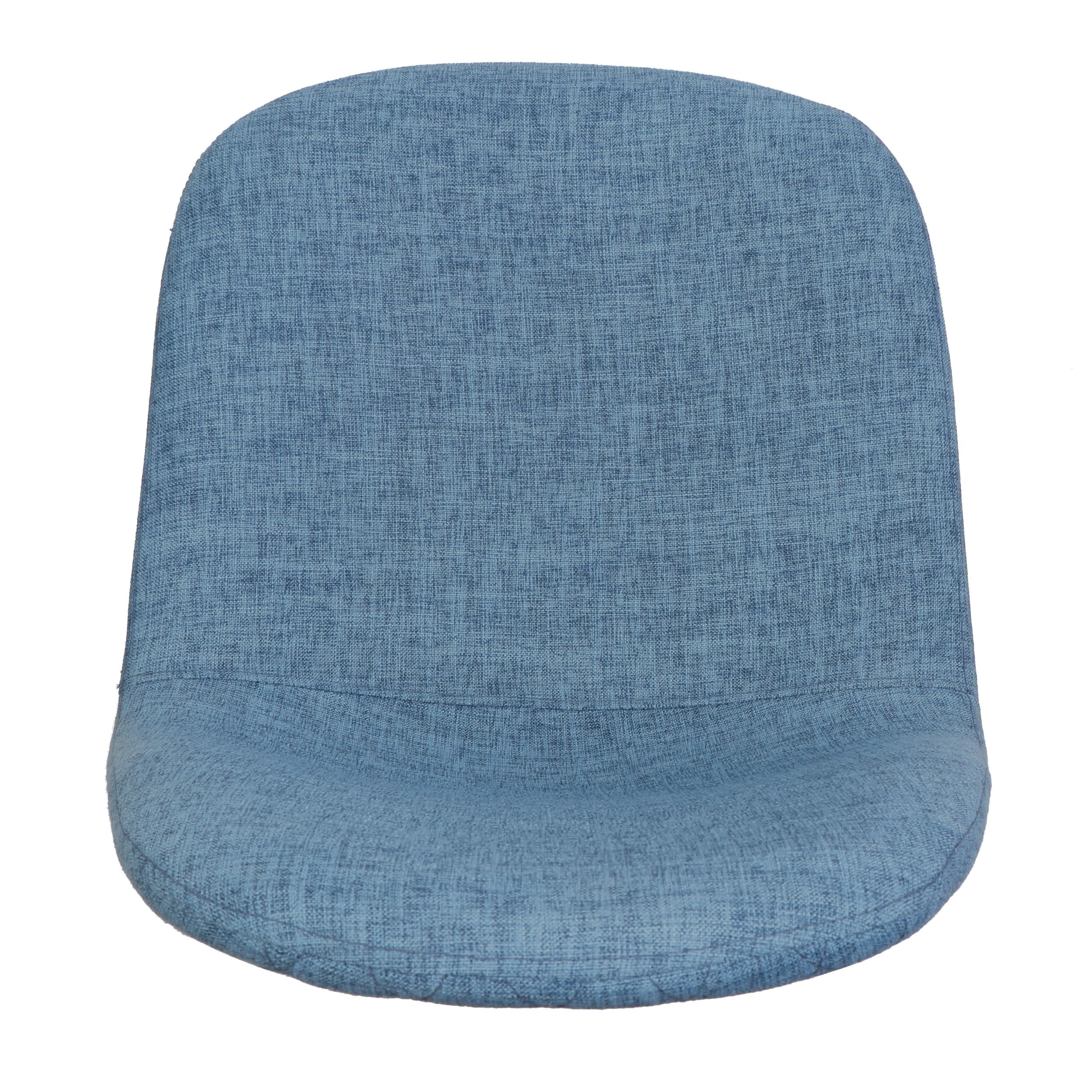 Christopher Knight Home 303205 Modern Dining Chairs in Muted Blue - Set of 2 Comfortable Upholstered Side Chairs for Kitchen, Dining Room & Breakfast Nook