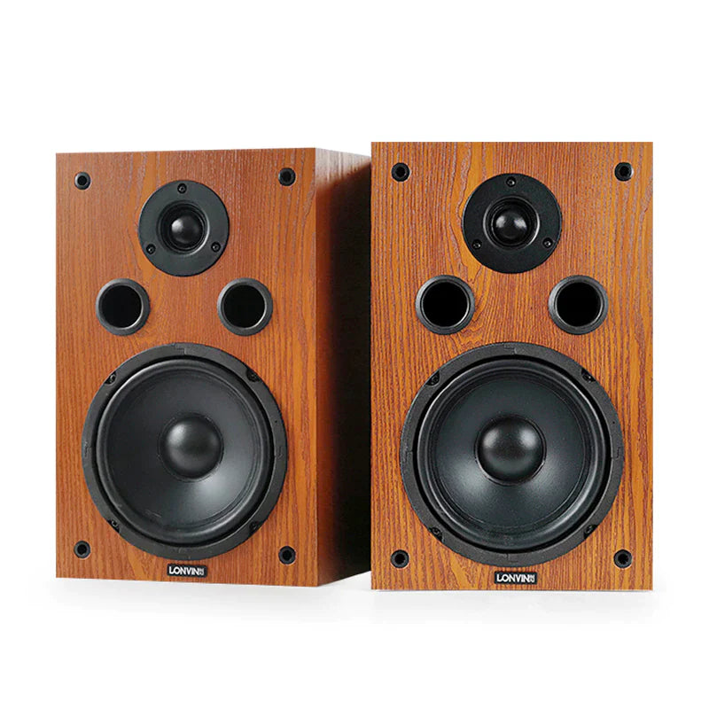 Premium Desktop Two-Way Speaker with Clear Sound - Perfect for Home Office, Gaming & Music Listening