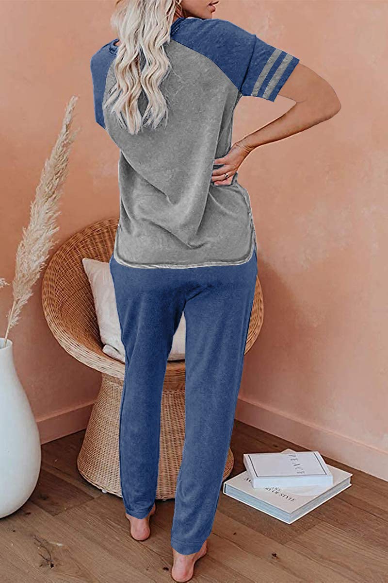 Women's AUTOMET Lounge Set - 2-Piece Jogger Pajama Outfit for Home & Travel
