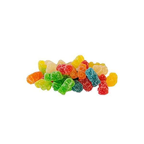 Sugar-Free Gummy Bears - Assorted Colors & Fizzy Flavors - 2.2lb Bulk Pack (1000g) - Perfect for Parties, Movie Nights & Healthy Snacking