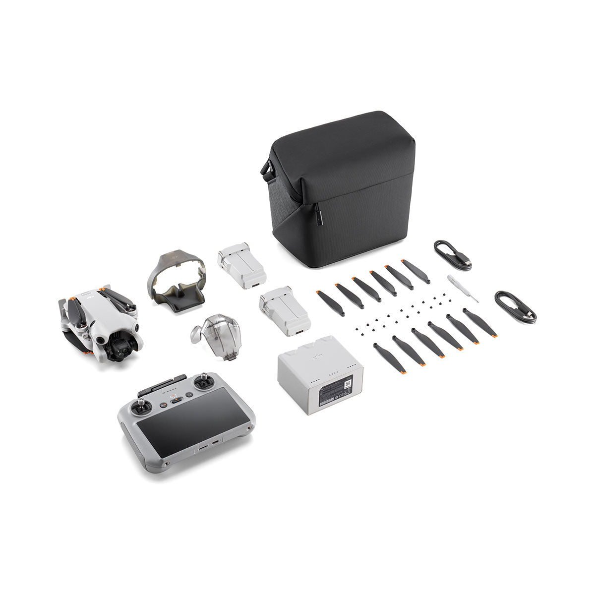 DJI Mini 4 Pro Drone Fly More Combo Plus with RC 2 Controller - 4K Camera, 34 Mins Flight Time, Lightweight Foldable Drone for Aerial Photography, Travel & Outdoor Adventures
