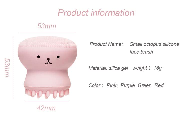 Giffy® Soft Silicone Face Cleansing Brush - Gentle Exfoliating Massage Tool for Deep Pore Cleaning | Perfect for Daily Skincare & Makeup Removal