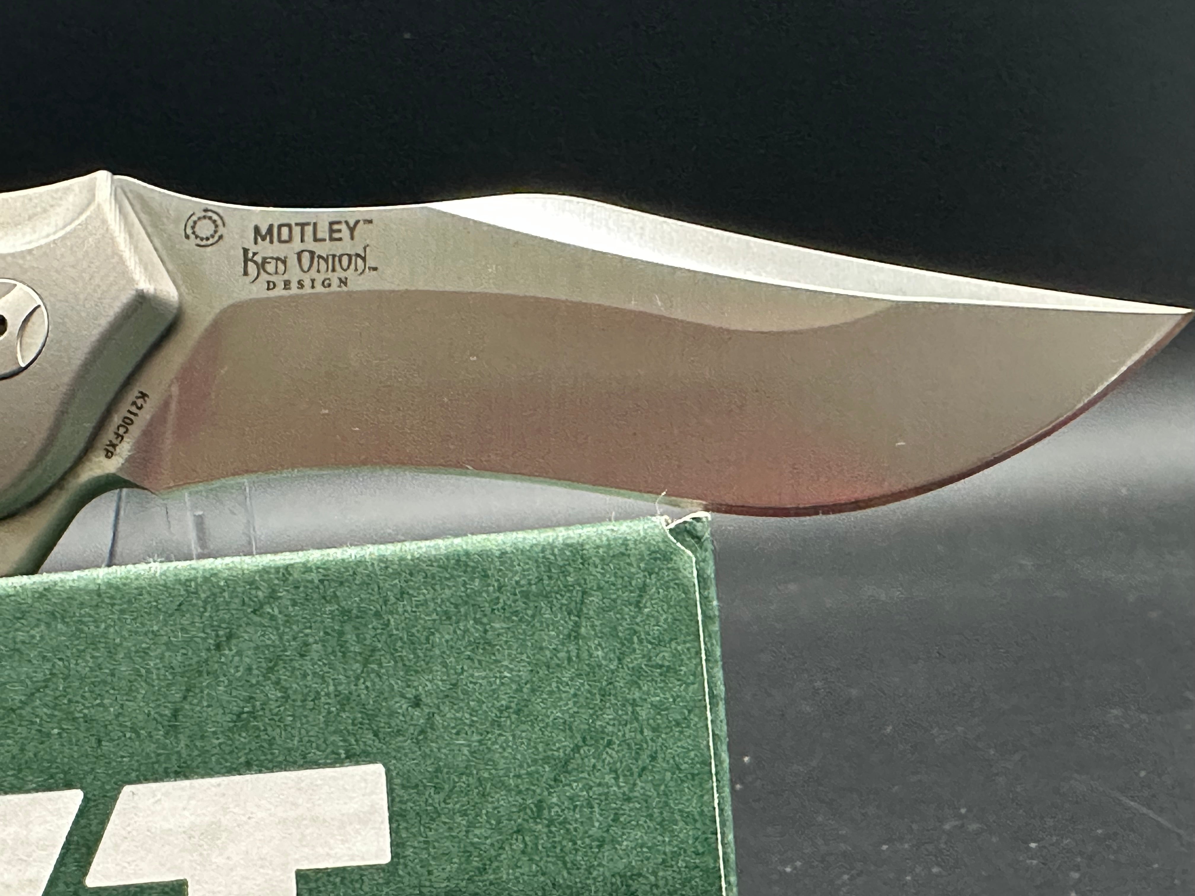 CRKT Onion Motley #204/500 Limited Edition Knife - Collector's EDC Pocket Knife for Outdoor, Camping & Everyday Carry