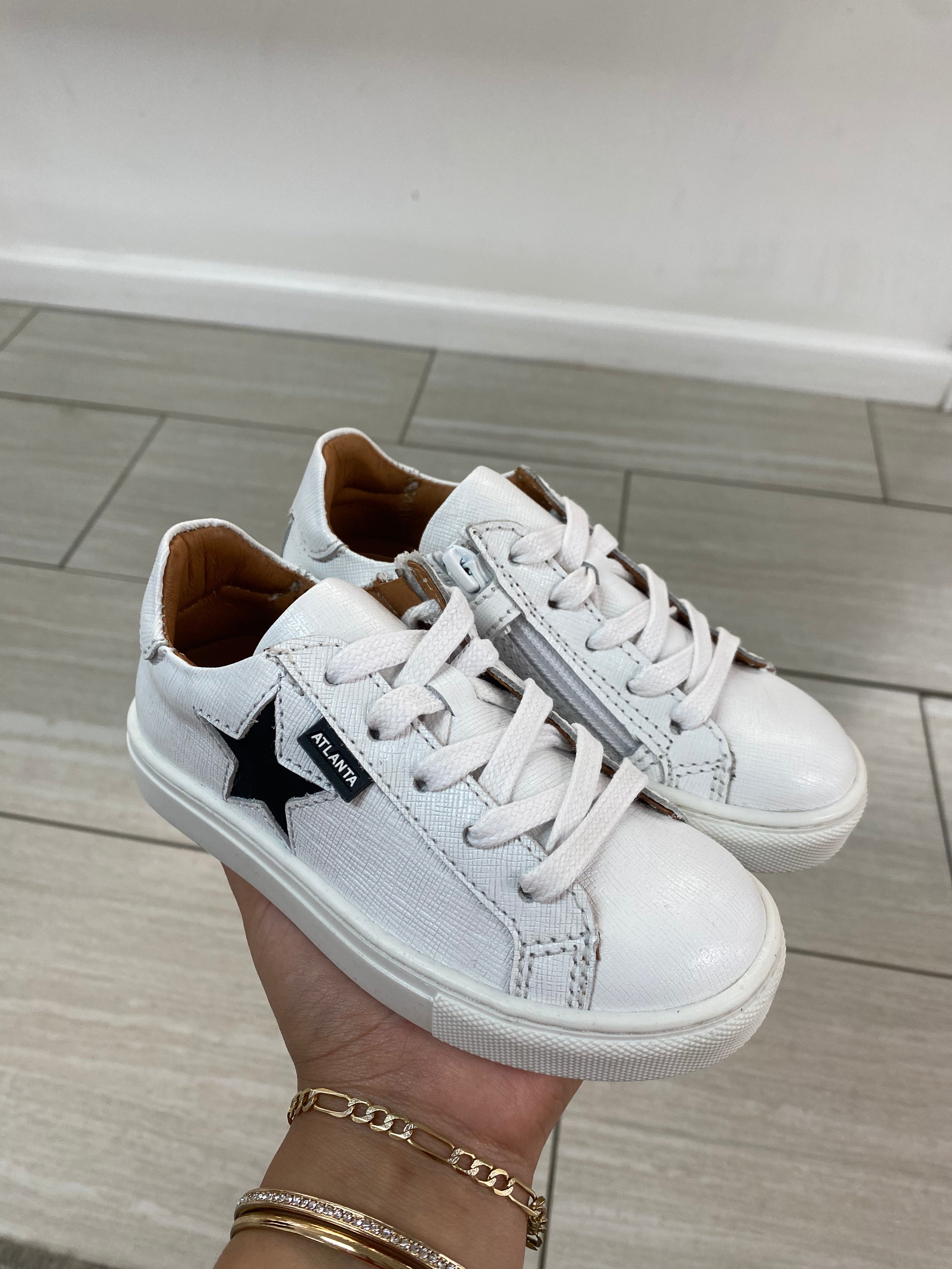 Atlanta Moccasin Textured Star Zipper Sneakers - Trendy Casual Shoes for Men & Women | Perfect for Streetwear, Daily Wear & Fashion Outfits