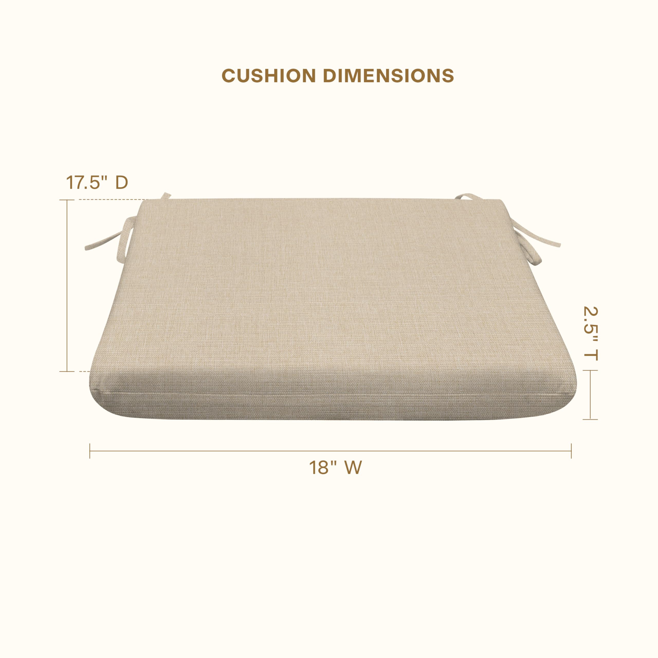 Premium Honeycomb Outdoor Universal Seat Cushion Set - 18