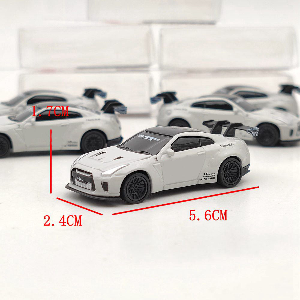 1:87 Scale Nissan GTR 34 Liberty Walk Diecast Model Cars - 5PCS/10PCS Set for Collectors, Toy Car Enthusiasts & Auto Gifts - Perfect for Display, Racing Scenes & Car Collection Showcases